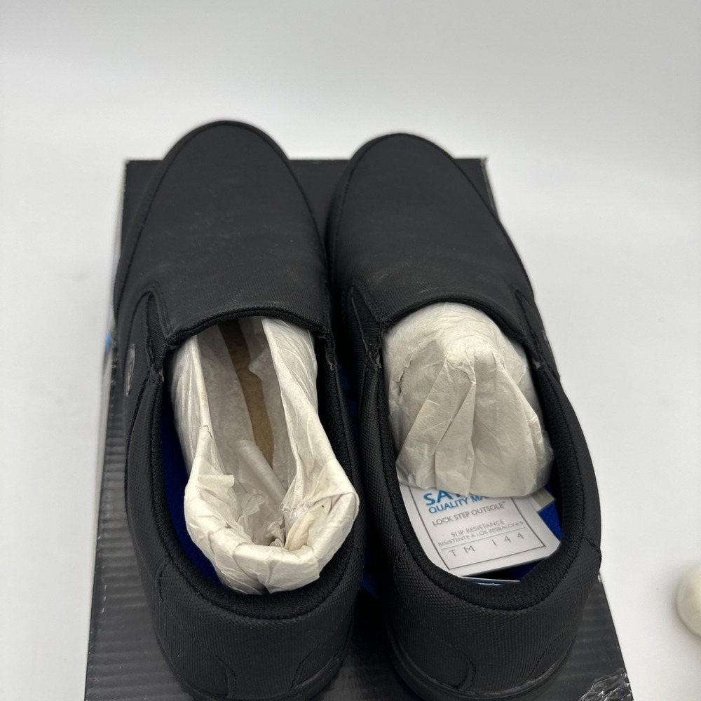 Dr. Scholls Valiant Shoes Men's 9 M Medium Black Daily Work Slip On Sneakers - Picture 3 of 4